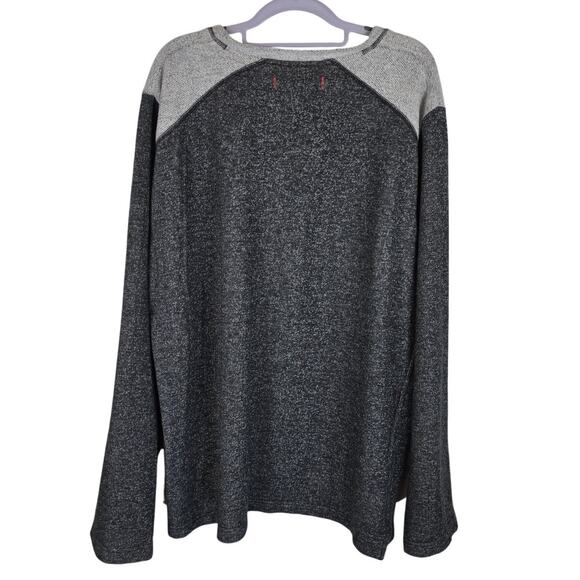 Tommy Bahama Space Dye Gray Super Soft Winter Men's Pullover Sweatshirt XL - Picture 2 of 5